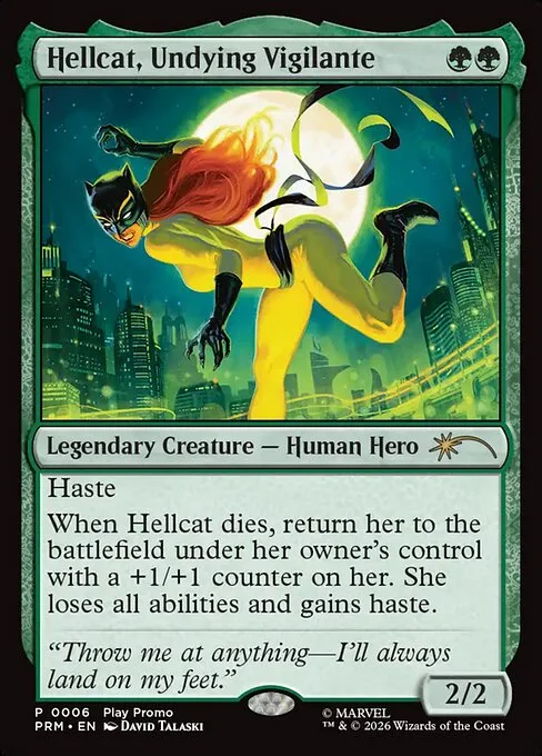 Gata Infernal, justiciera resiliente