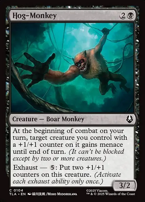 Mono cerdo