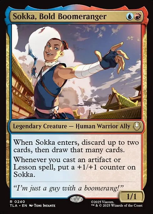 Sokka, lanzabúmeran audaz