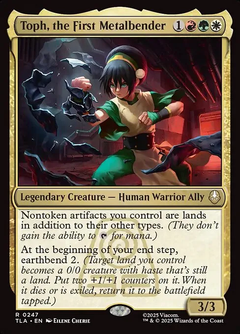 Toph, la primera maestra del metal