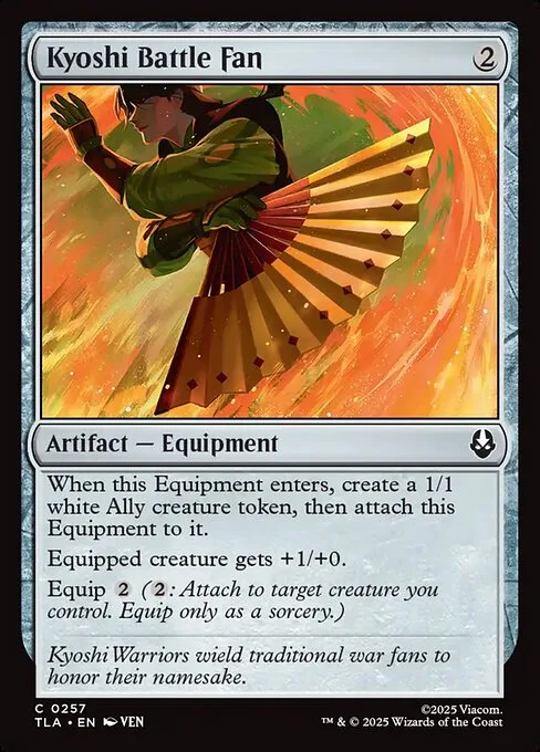 Abanico de guerra de Kyoshi