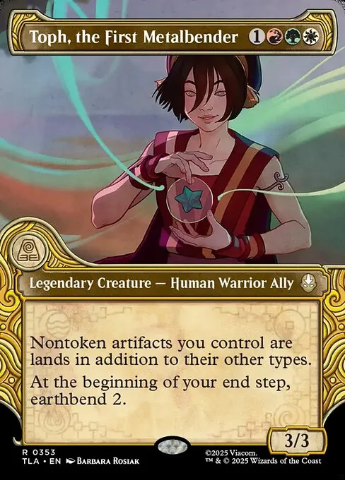 Toph, la primera maestra del metal