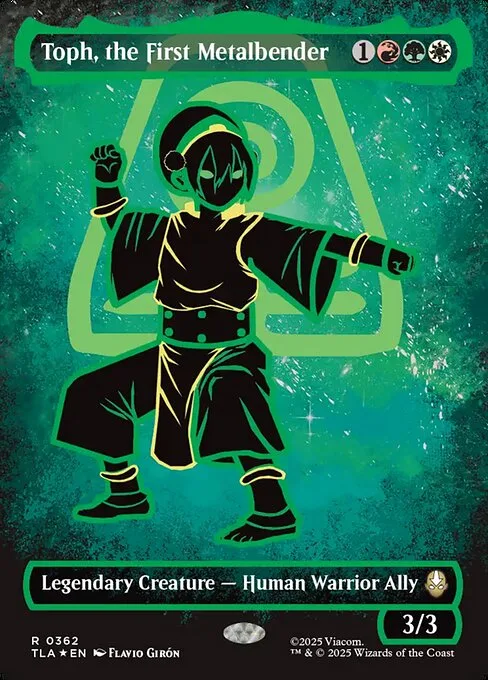 Toph, la primera maestra del metal