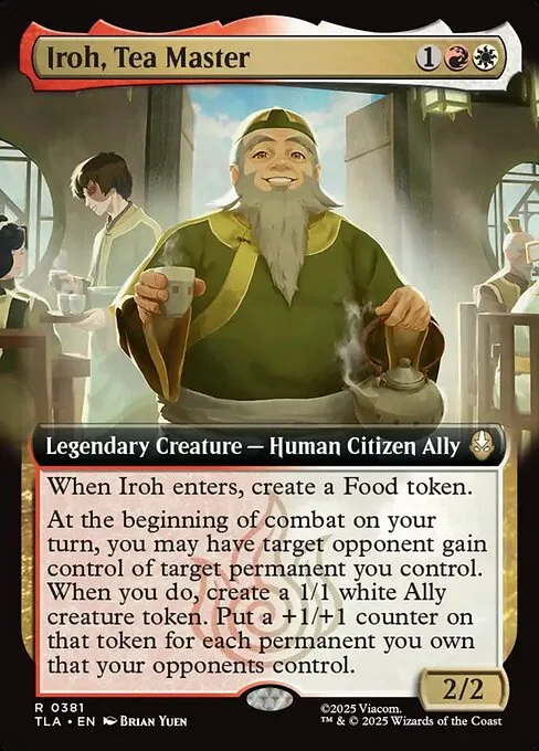 Iroh, experto en té