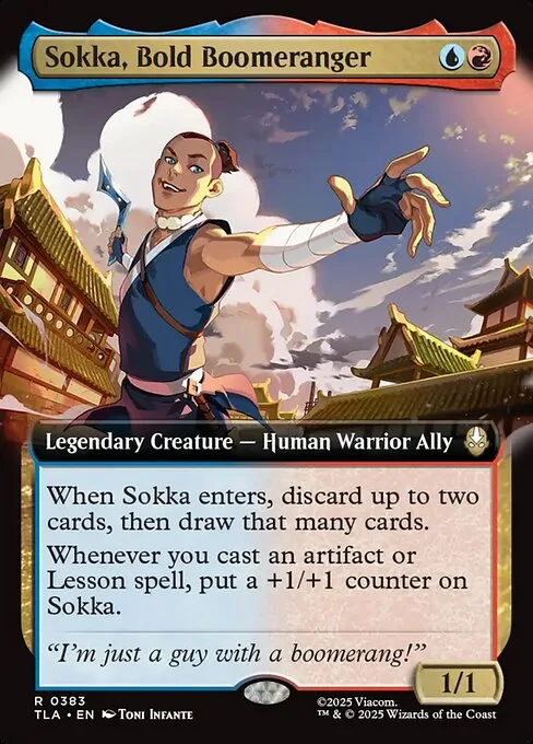 Sokka, lanzabúmeran audaz