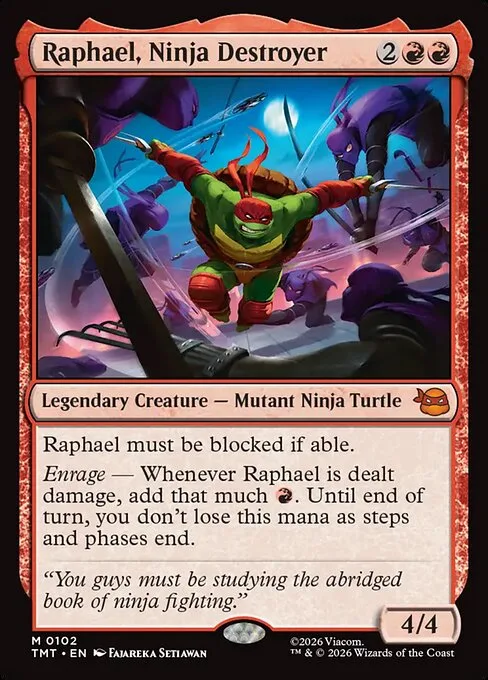 Raphael, destructor de ninjas