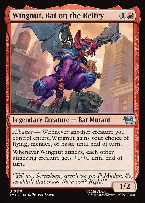 Wingnut, tocada del ala