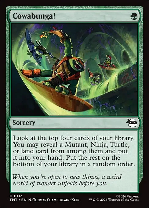¡Cowabunga!