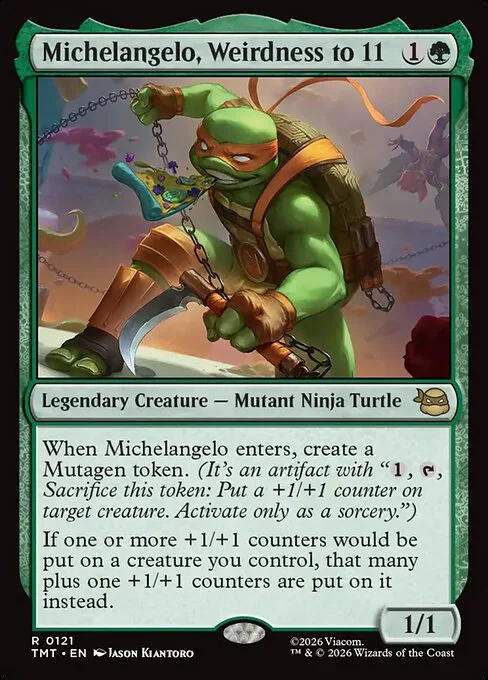 Michelangelo, friqui total
