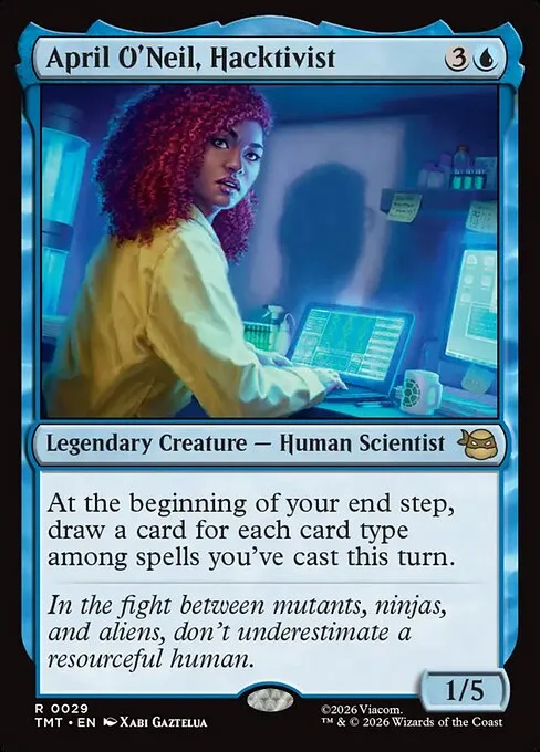 April O'Neil, hacktivista