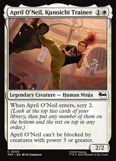 April O'Neil, kunoichi aprendiz