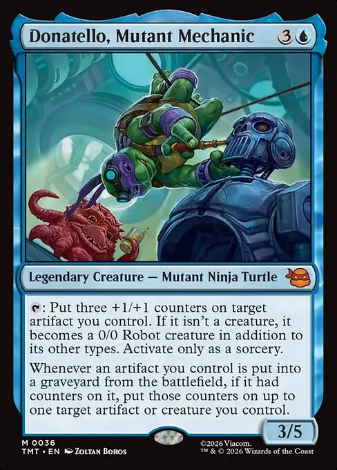 Donatello, mecánico mutante
