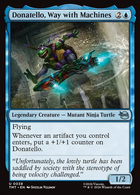 Donatello, mañoso con las máquinas