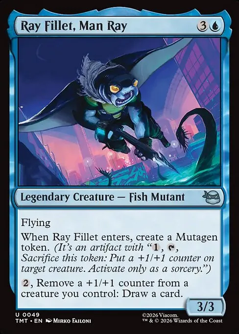 Ray Fillet, hombre raya