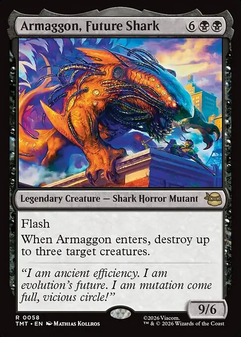 Ármaggon, tiburón del futuro
