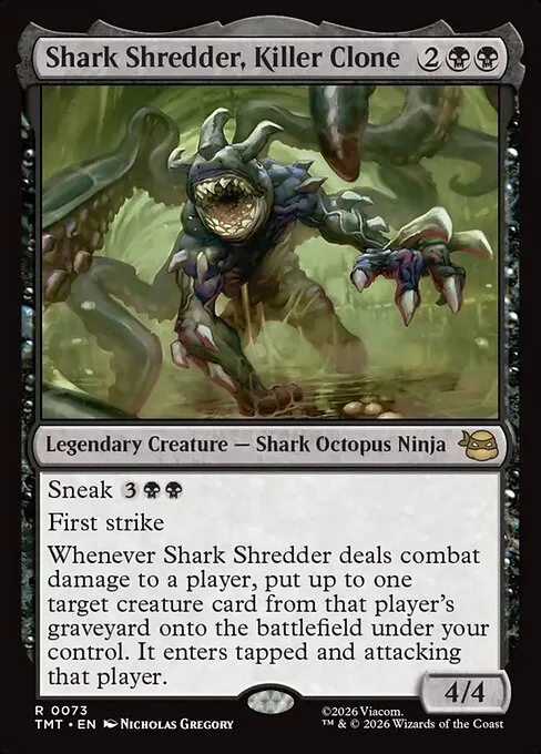 Shredder tiburón, clon asesino