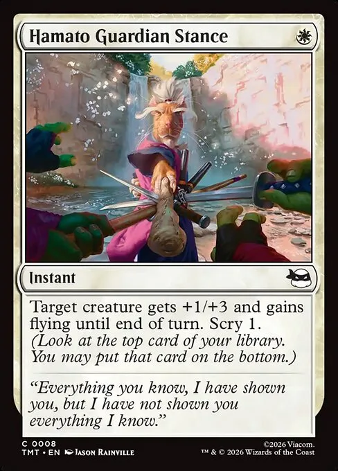 Postura de guardián de Hamato