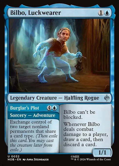 Bilbo, Luckwearer // Burglar's Plot