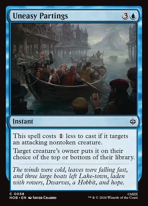 Uneasy Partings