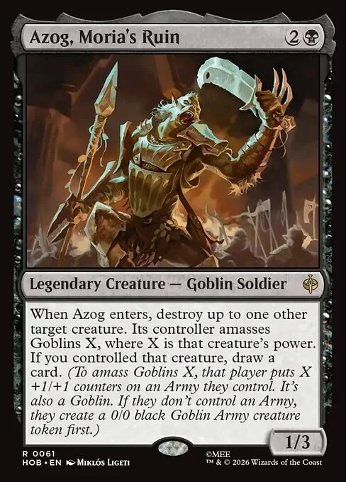 Azog, Moria's Ruin