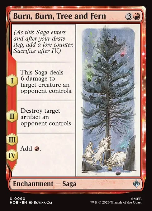 Burn, Burn, Tree and Fern