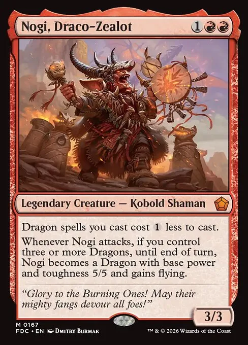 Nogi, fanático de los dragones