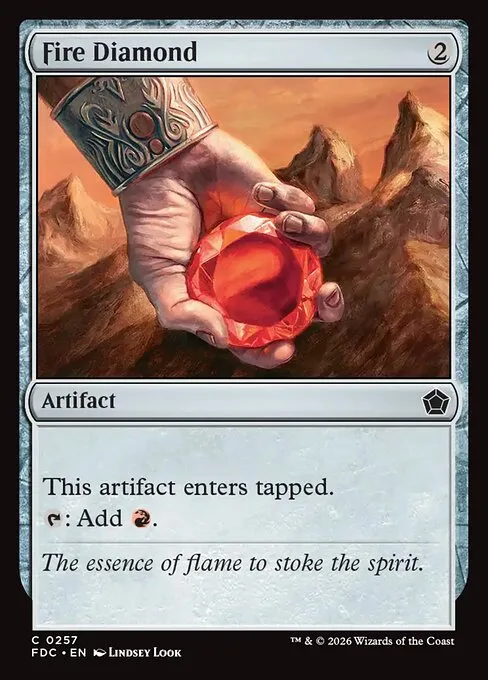 Diamante flamígero