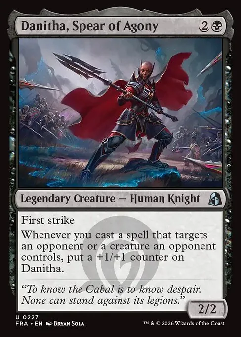 Danitha, Lanza de Agonía