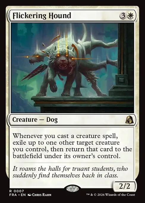 Perro de la intermitencia