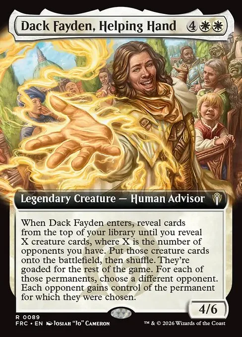 Dack Fayden, la Mano Amiga