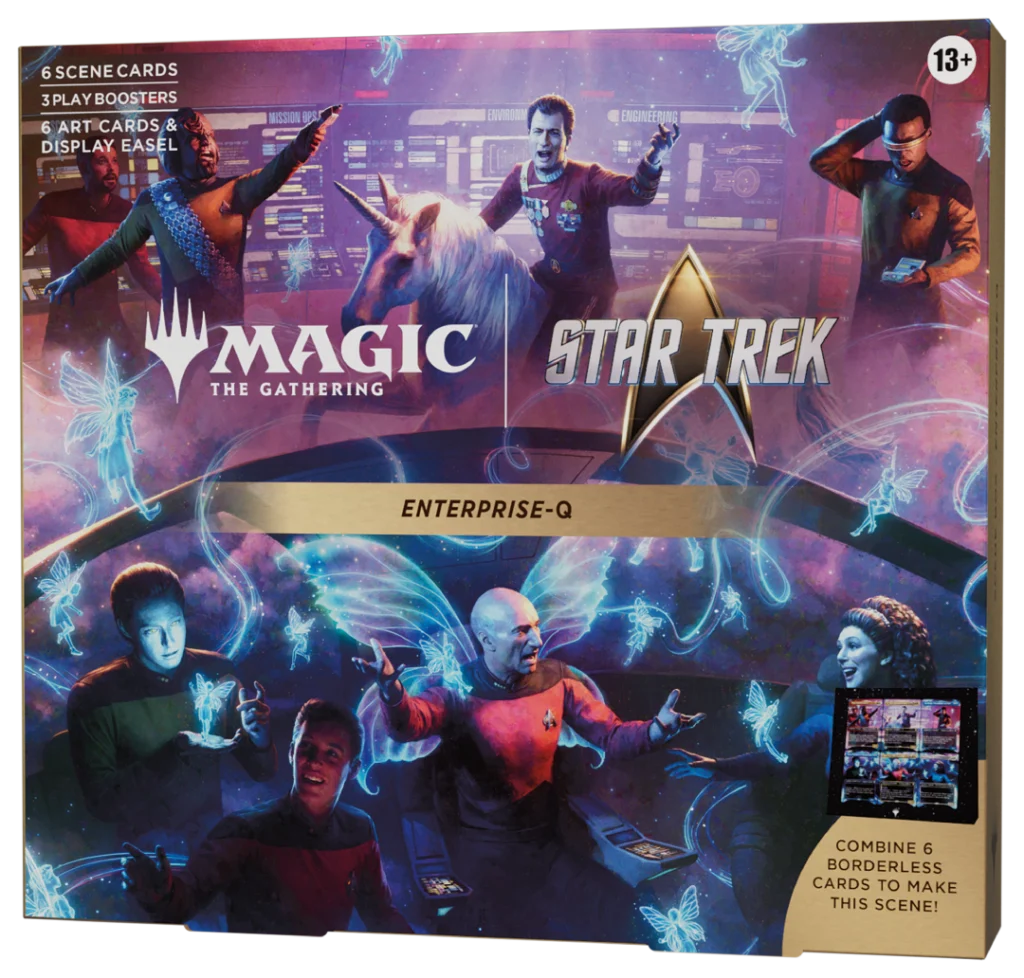 Caja de escena de Magic The Gathering | "Enterprise-Q" de Star Trek (en inglés)
